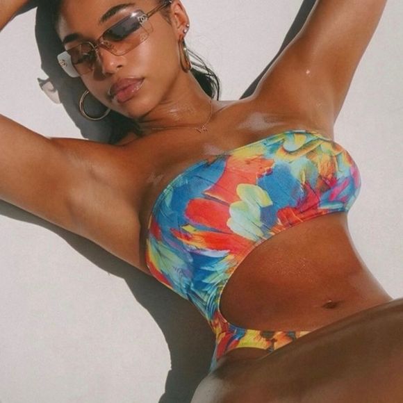 RARE CHANEL Rimless Sunglasses 4104 B Light Brown Gradient Rate A - Picture 3 of 16